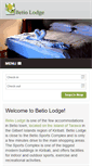 Mobile Screenshot of betio-lodge.com