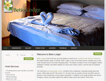 Tablet Screenshot of betio-lodge.com